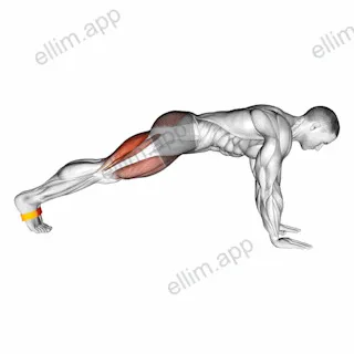 Resistance Band Plank March exercise targeting Thighs and Hamstrings