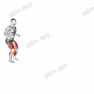 Resistance Band Walk exercise targeting Thighs