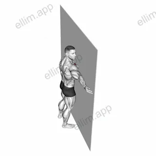 Roll Ball Pectorial Release exercise targeting Chest and Pectoralis Major Clavicular Head
