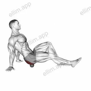 Roll Ball Piriformis exercise targeting Hips