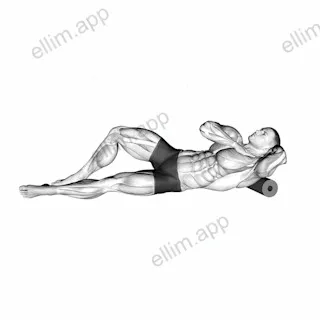 Roll Posterior Shoulder Lying on Floor exercise targeting Shoulders