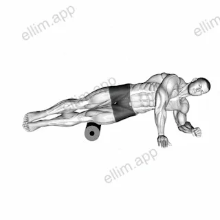 Roll Side Lat Stretch exercise targeting Back and Latissimus Dorsi