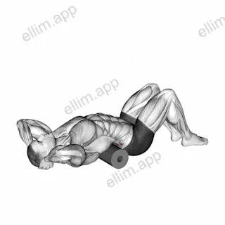 Roll Thoracic Spine Lying on Floor exercise targeting Back