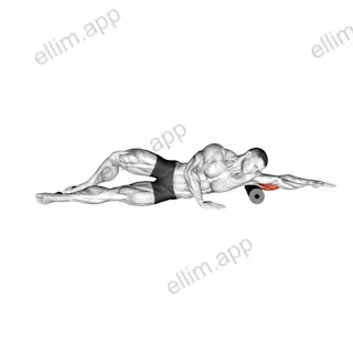 Roll Triceps Side Lying on Floor exercise targeting Upper Arms