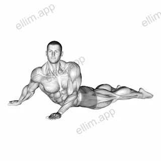 Rotating Stomach Stretch exercise targeting Waist and Obliques