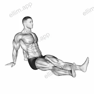 Seated Shoulder Flexor Depresor Retractor Stretch exercise targeting Shoulders