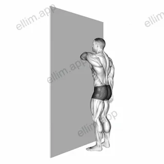 Shoulder Extensor Adductor And Retractor Stretch exercise targeting Shoulders