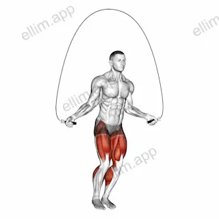 Side to Side Jump Rope exercise targeting Cardio