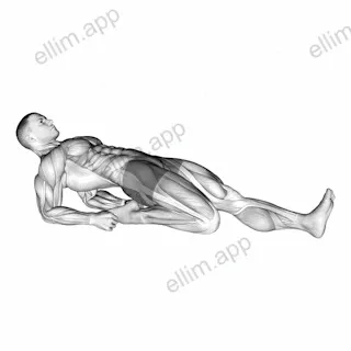 Single Lean Back Quadriceps Stretch exercise targeting Thighs