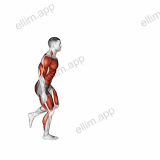 Single Leg Board Jump exercise targeting Plyometrics