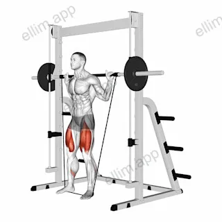 Smith Banded Full Squat exercise targeting Thighs