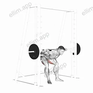 Smith Good Morning Off Pins exercise targeting Hips