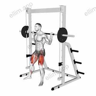 Smith Sumo Chair Squat exercise targeting Hips