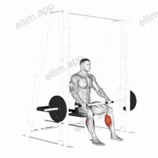 Smith Toe Raise exercise targeting Calves and Gastrocnemius