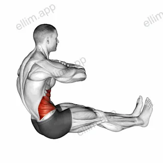 Spine Twist exercise targeting Waist and Obliques