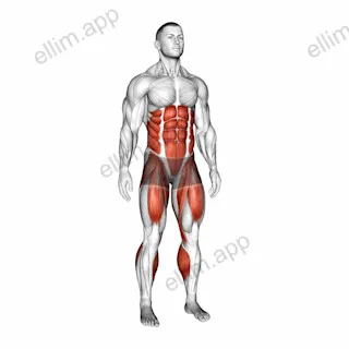 Standing Air Bike exercise targeting Waist