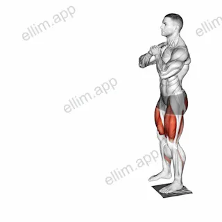 Standing Leg Slide with Towel exercise targeting Thighs