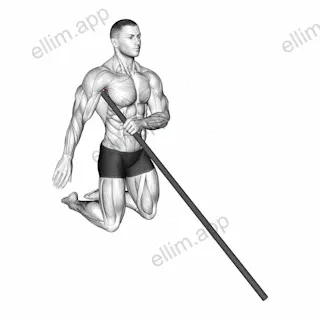 Stick Subscapularis Muscle Relax exercise targeting Stretching