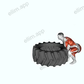 StrongMan Tire Flip exercise targeting Weightlifting