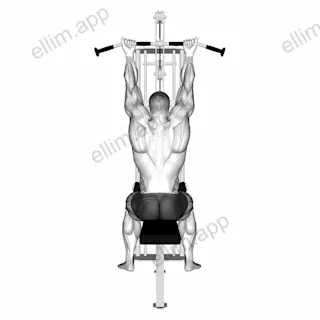 Suspension In Pulley Machine In Supination Stretch exercise targeting Upper Arms