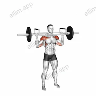 Trap Bar Overhead Press exercise targeting Shoulders and Deltoid Anterior