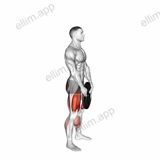 Weighted Squat Jump with Plate exercise targeting Thighs